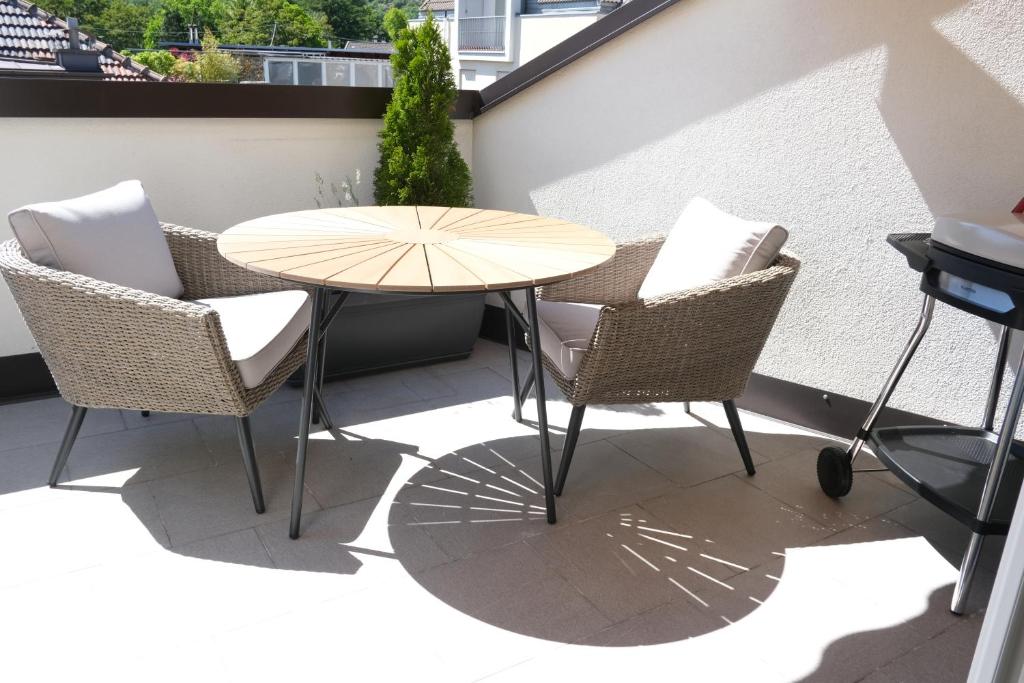 Balkón alebo terasa v ubytovaní Apartment Plantitsch - Alpstay
