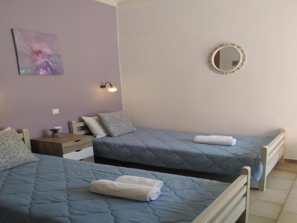 Postel nebo postele na pokoji v ubytování Rio Grande Rooms