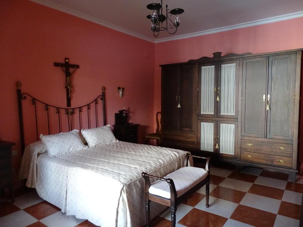Posteľ alebo postele v izbe v ubytovaní Casa D Mis Dos Gitanillas