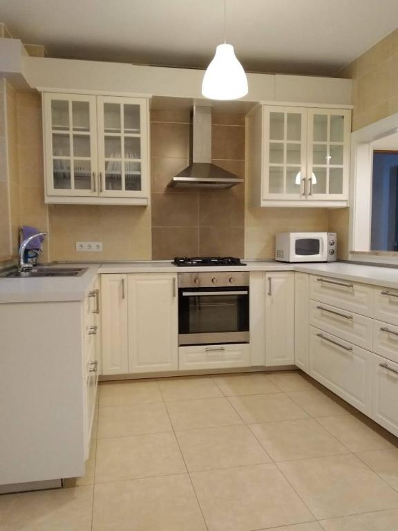 Kuchyň nebo kuchyňský kout v ubytování Apartamento Grande Centrico