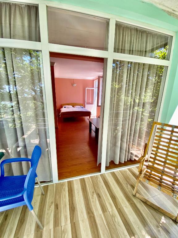 Postel nebo postele na pokoji v ubytování Green Hotel Ureki