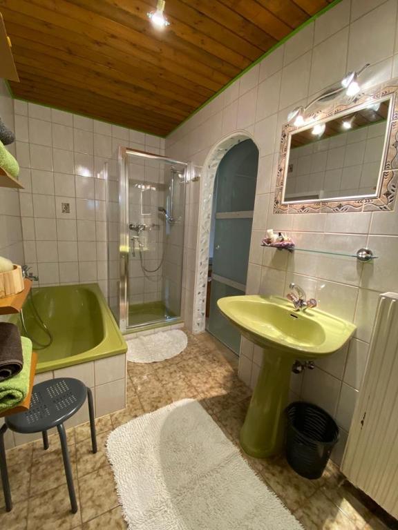 Koupelna v ubytování Gasthof Wölger
