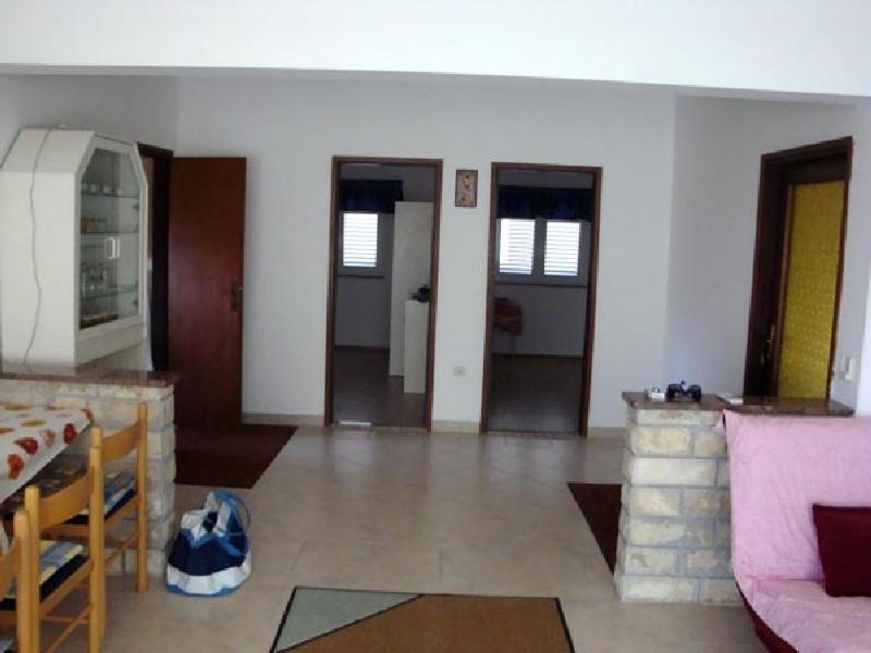 Część wypoczynkowa w obiekcie Apartment in Kukljica with sea view, terrace, air conditioning, Wi-Fi (4567-3)