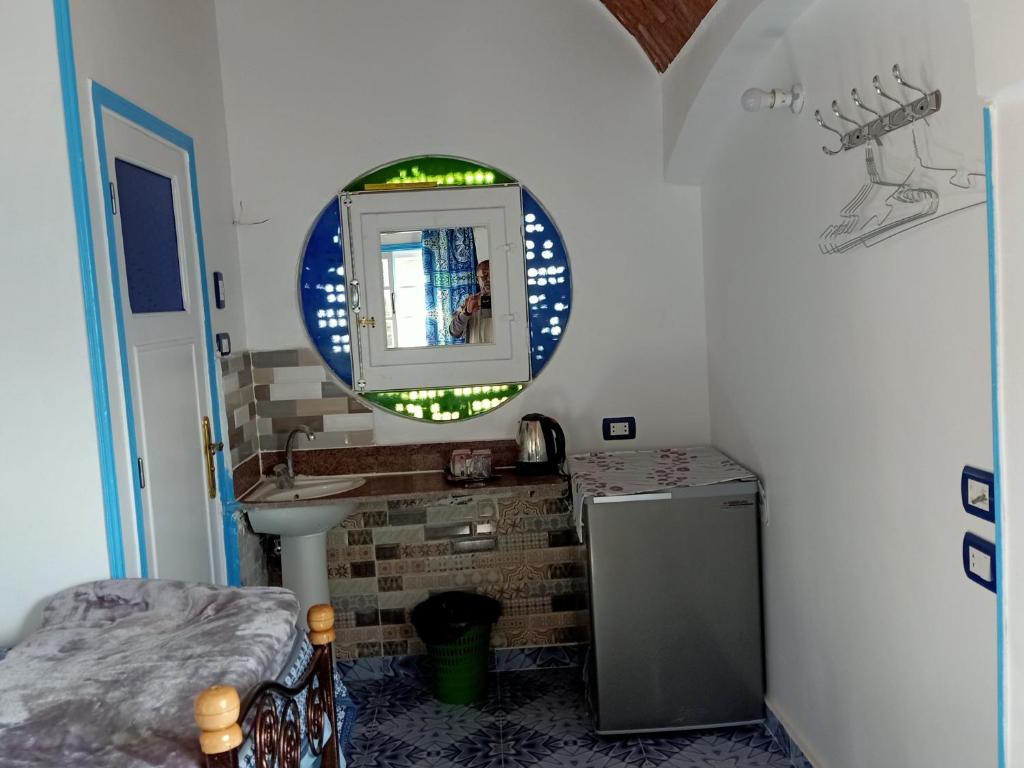 Kuchyň nebo kuchyňský kout v ubytování Nuba Tod Abouda Guest House