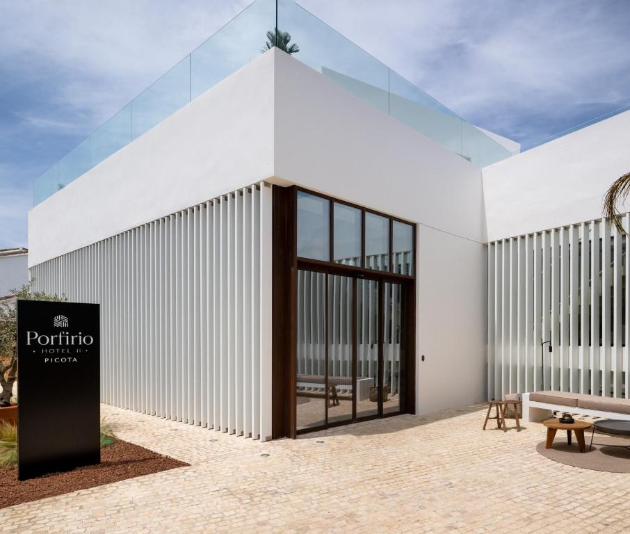 a rendering of the front of a building at Hotel Porfirio Picota - Adults Recommended in Zahara de los Atunes