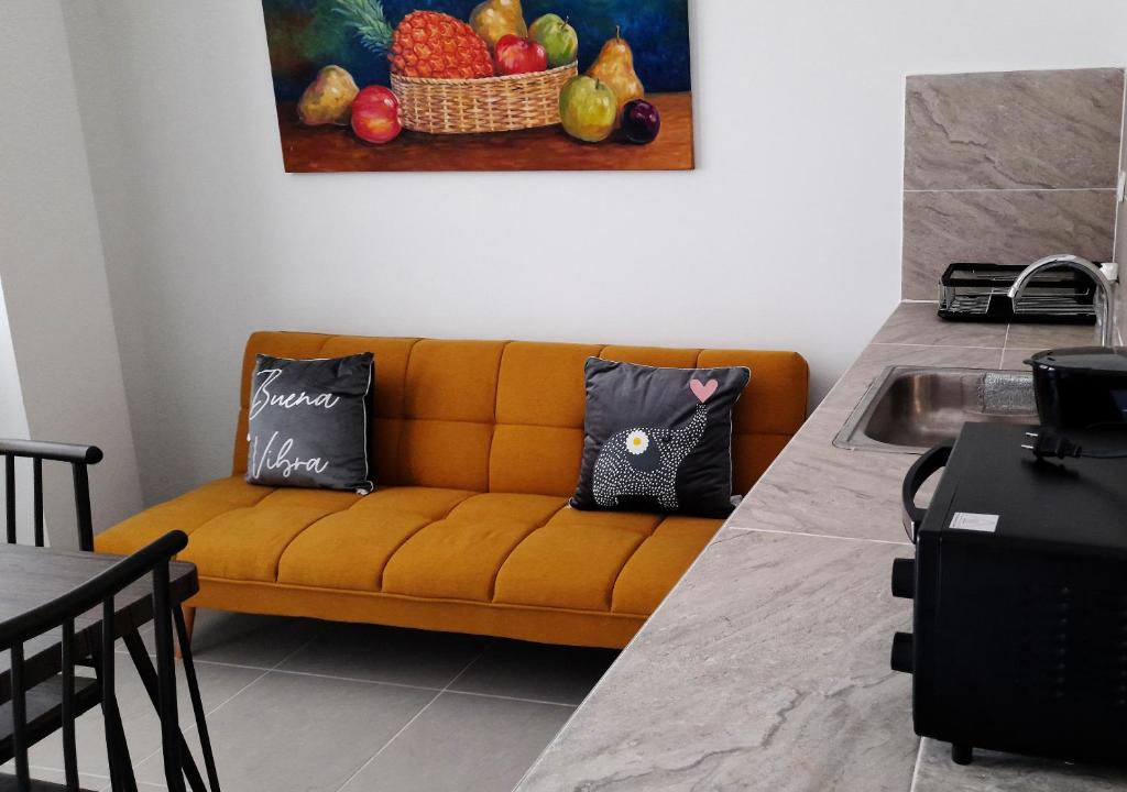 Posezení v ubytování Apartamentos Las Piloneras