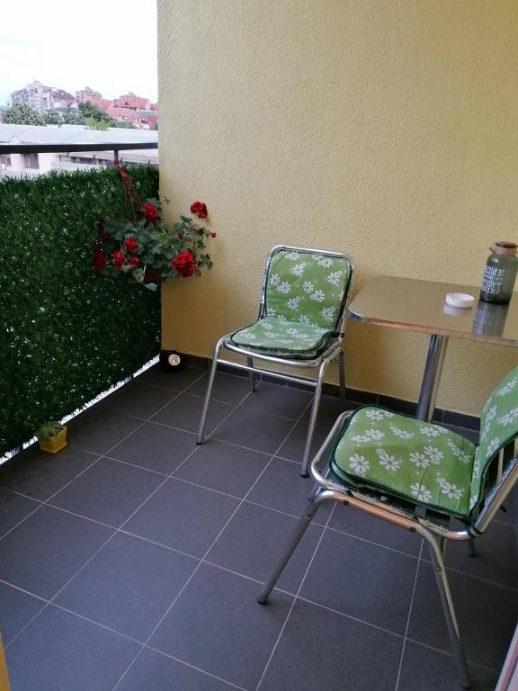 Balkón nebo terasa v ubytování Emili Apartman
