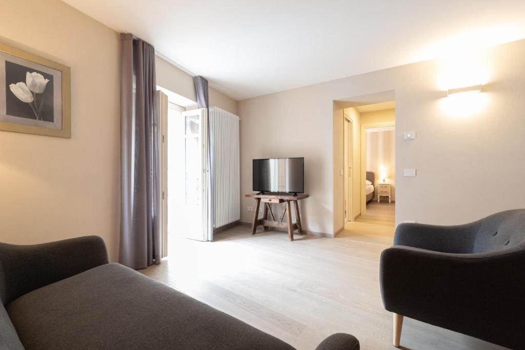 Posezení v ubytování Antico Borgo B&B Cannobio