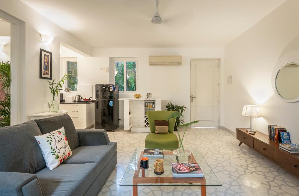 Santaa Teraa Apartments - Santaterra-modern Studio Apt In Reis Magos-wifi