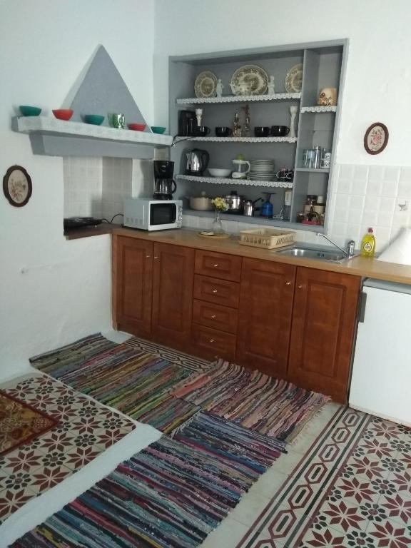 Kuchyň nebo kuchyňský kout v ubytování Popi Studios