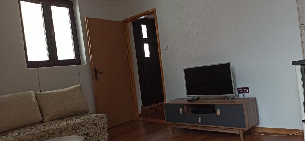 TV a/nebo společenská místnost v ubytování Apartment and rooms D&J