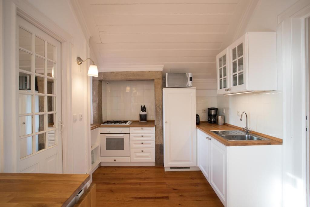 Kuchyň nebo kuchyňský kout v ubytování Casa de Santa Teresa