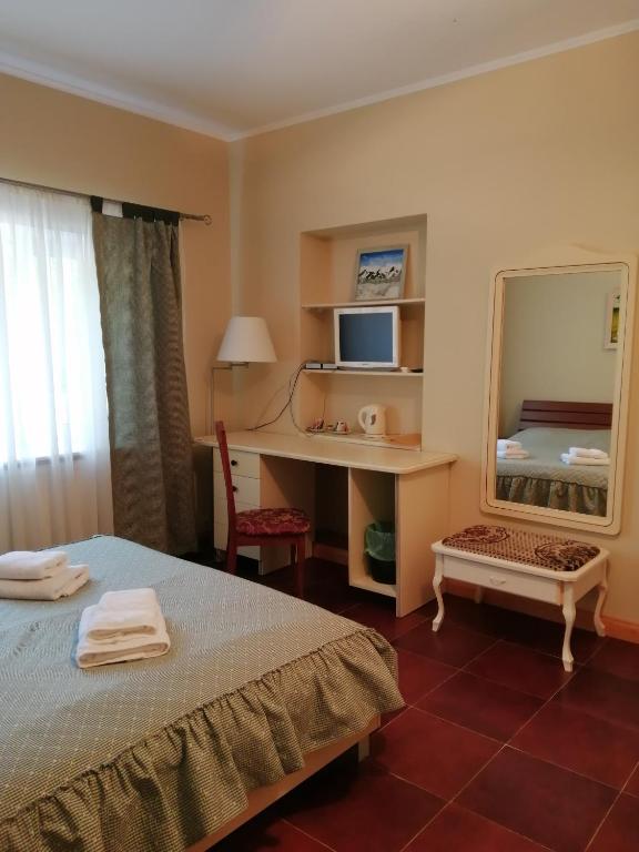 Postel nebo postele na pokoji v ubytování Idilė Bed & Breakfast - Visaginas