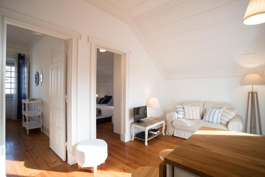 Posezení v ubytování Casa de Santa Teresa