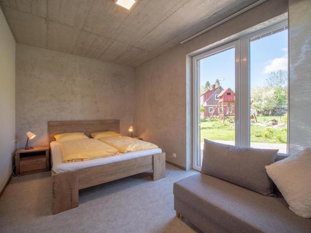 Postel nebo postele na pokoji v ubytování Apartmány Bílá Nisa