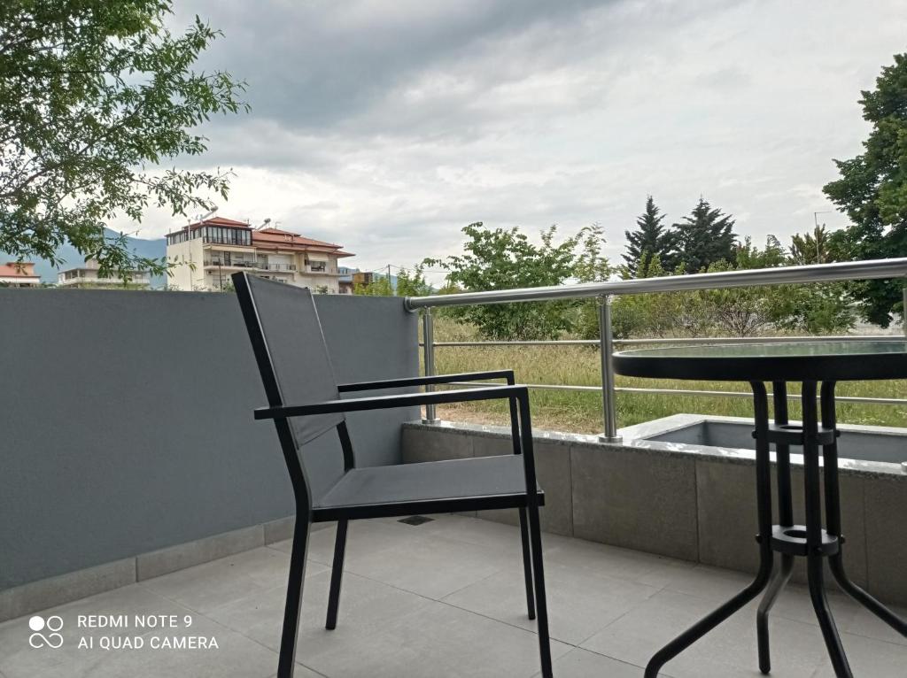 Balkón nebo terasa v ubytování MAK Apartments