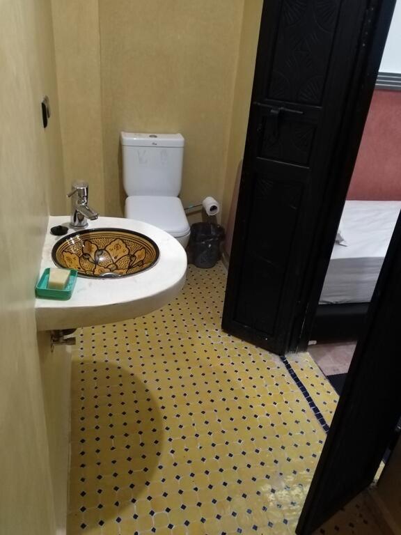 Koupelna v ubytování Riad Bab Imlil