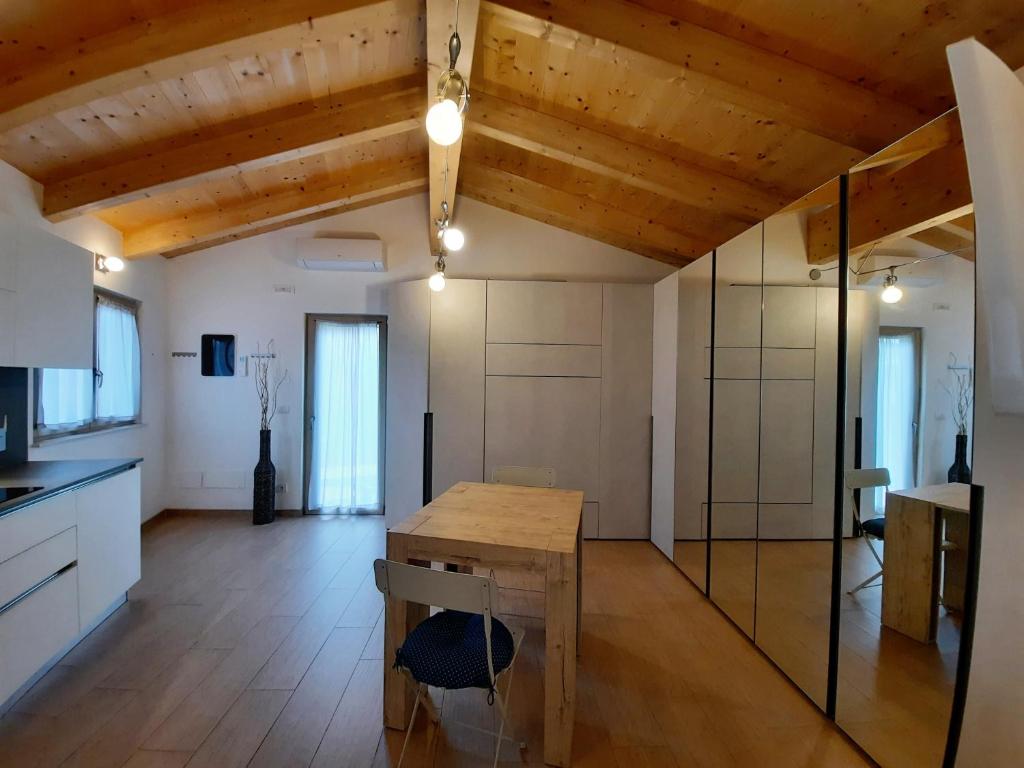 Kuchyň nebo kuchyňský kout v ubytování Hotel Il Buongustaio