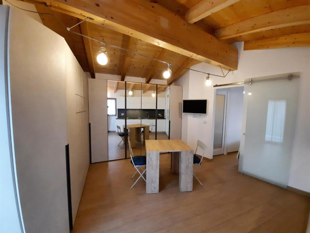Kuchyň nebo kuchyňský kout v ubytování Hotel Il Buongustaio