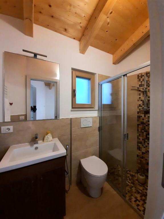 Koupelna v ubytování Hotel Il Buongustaio