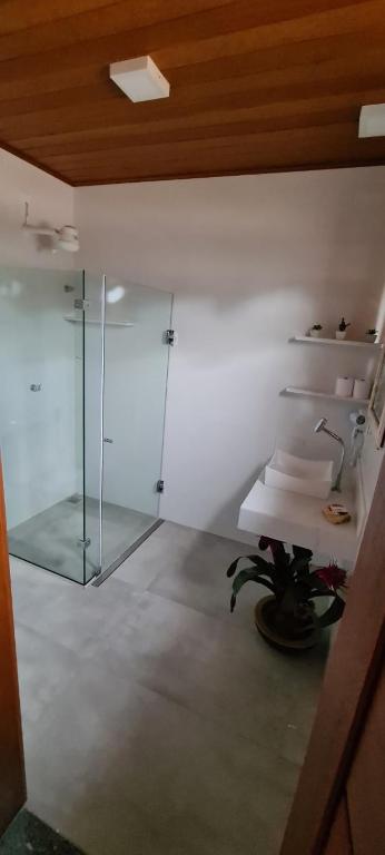  Flat com lareira ecológica e café da manhã em Pedra Azul