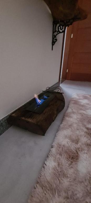  Flat com lareira ecológica e café da manhã em Pedra Azul