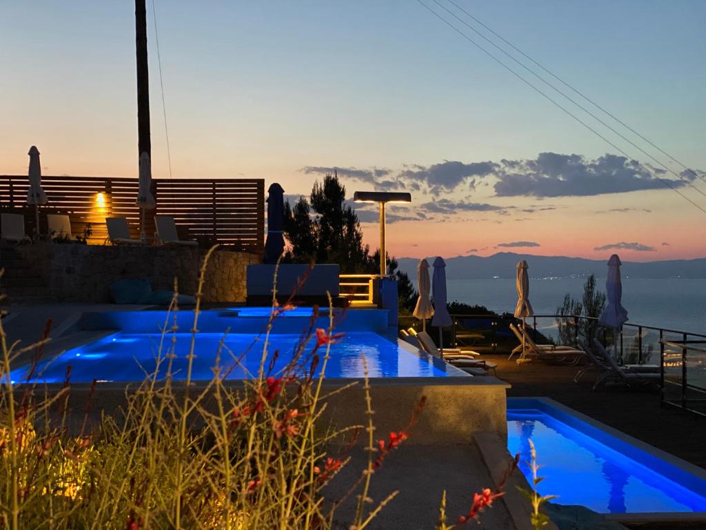 Bazén v ubytování Rigas Boutique Hotel & Spa nebo v jeho okolí