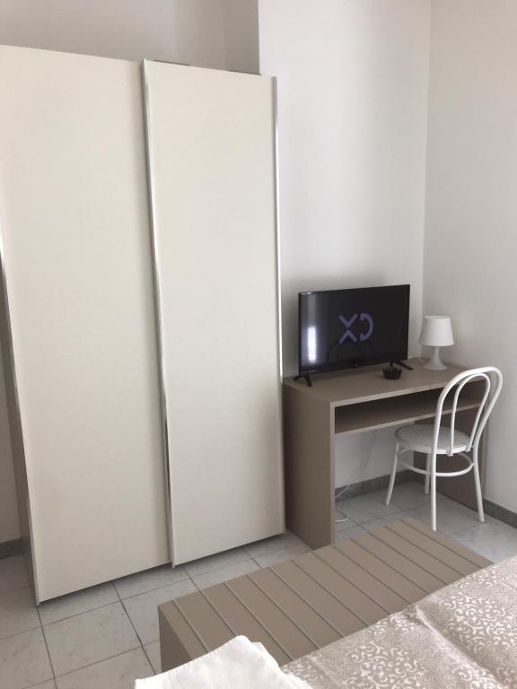 TV a/nebo společenská místnost v ubytování Hotel Rivamare Only Room Breakfast