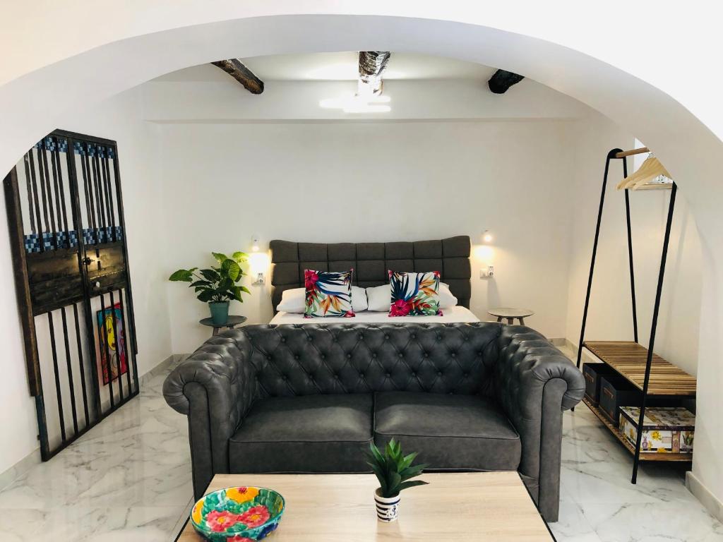 Posezení v ubytování Apartment la Grotta Pizzo