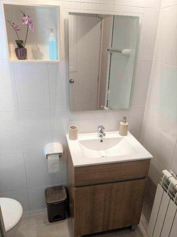 Kúpeľňa v ubytovaní apartament dúplex "Alsina"