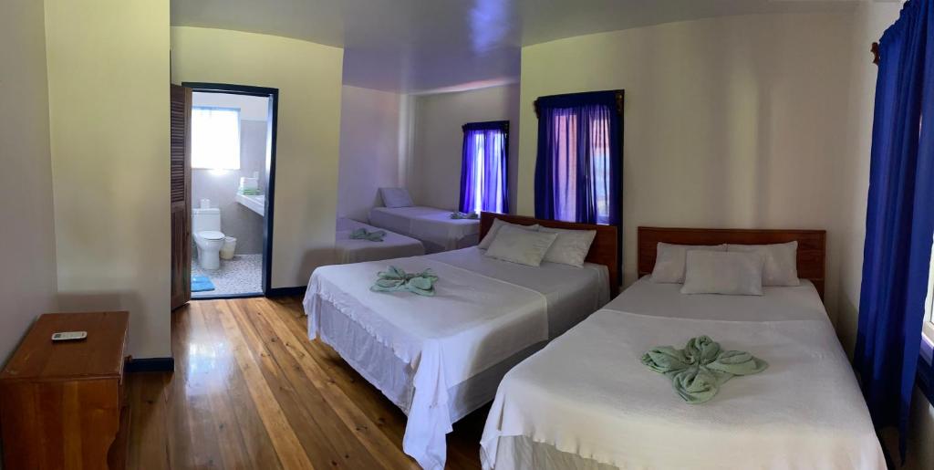 Postel nebo postele na pokoji v ubytování Coral View Beach Resort