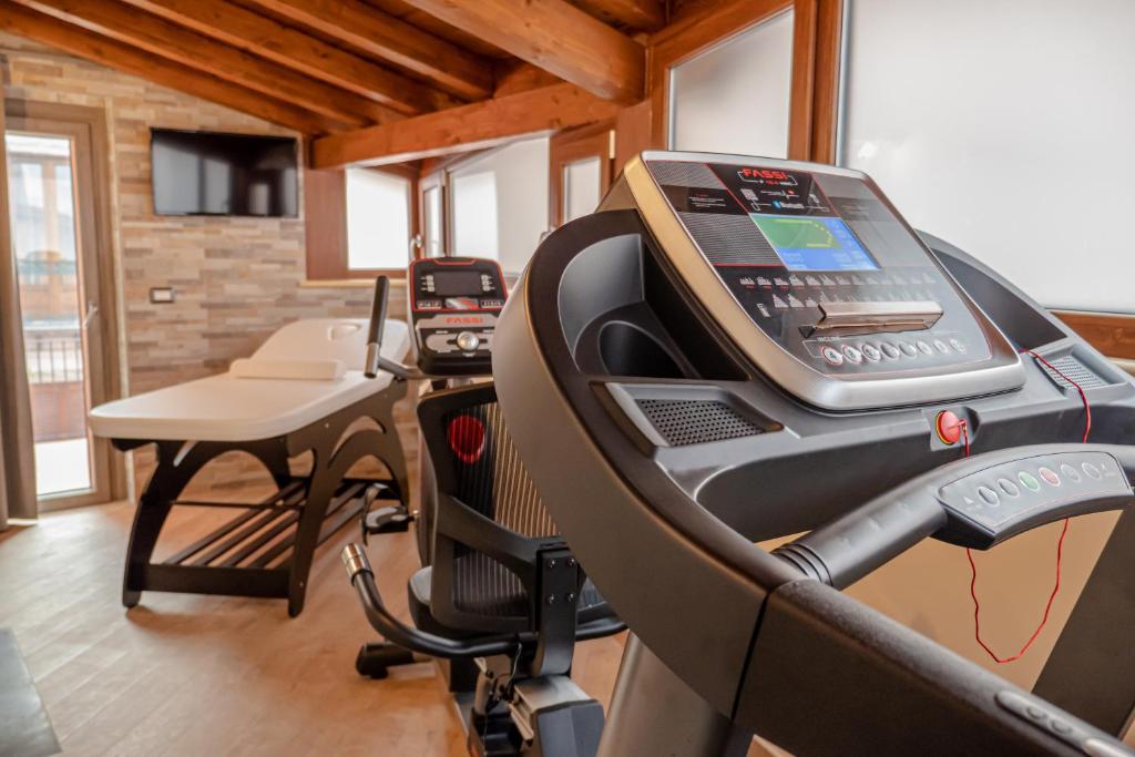 Fitness centrum a/nebo fitness zařízení v ubytování Dimora Del Corso