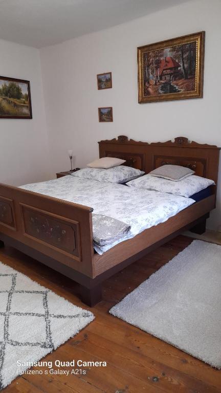 Postel nebo postele na pokoji v ubytování Atelier Spojovaci