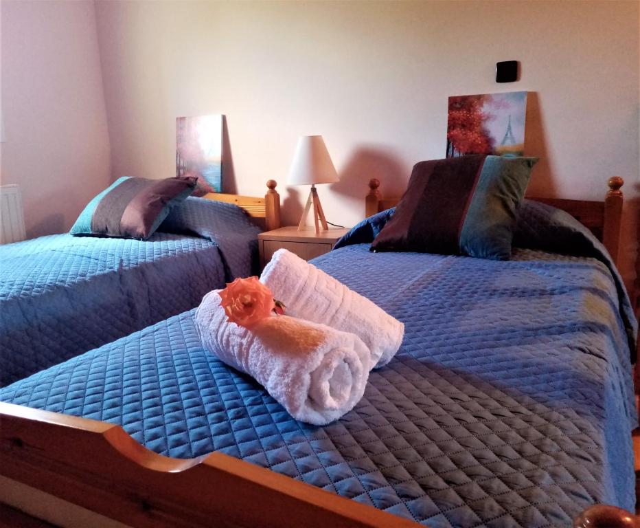 Postel nebo postele na pokoji v ubytování Lemoni Corfu House