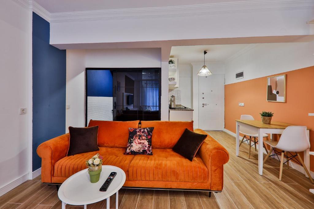 Posezení v ubytování Yaz Apart Hotel