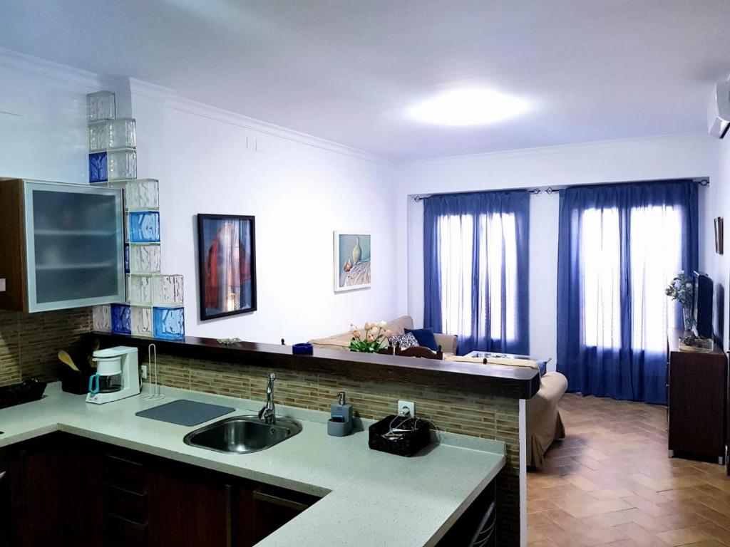 Kuchyňa alebo kuchynka v ubytovaní Niebla Centro Apartamentos
