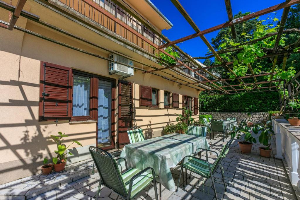 Balkón alebo terasa v ubytovaní Apartments and Room Ruzica
