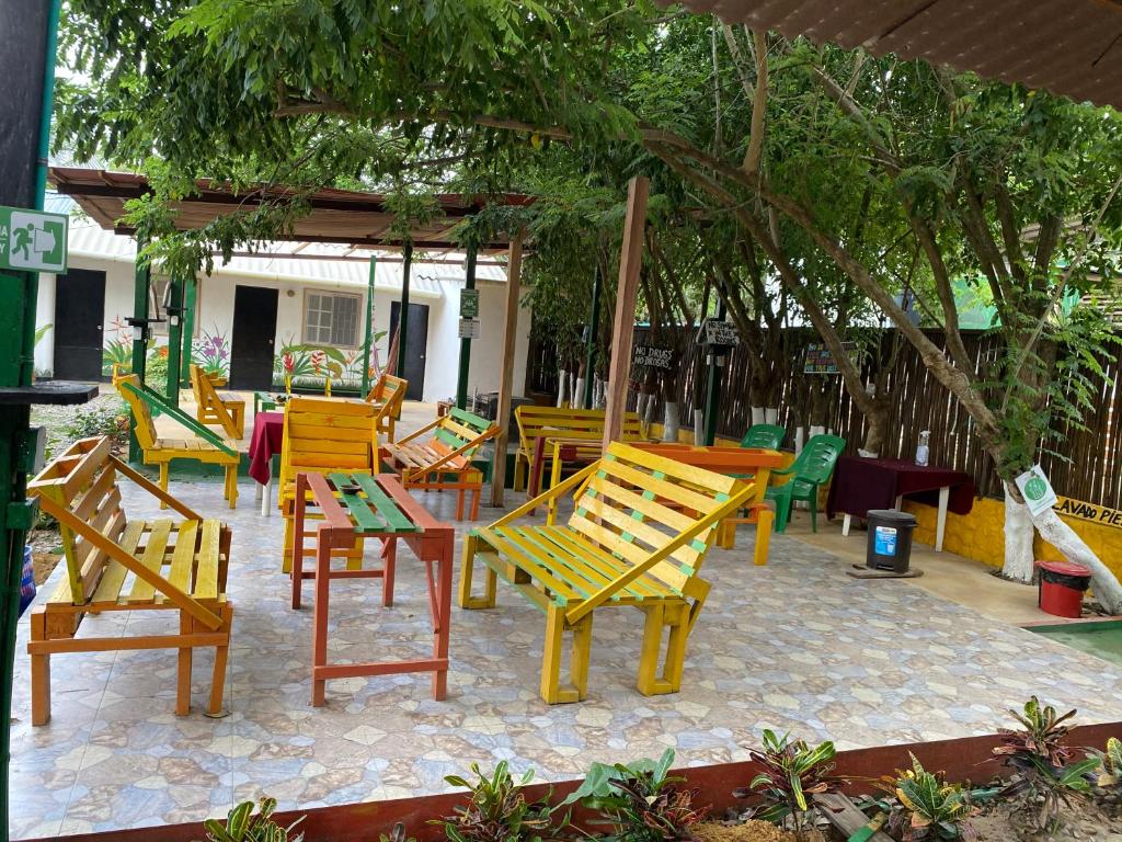 Zahrada ubytování Palomino Hostel