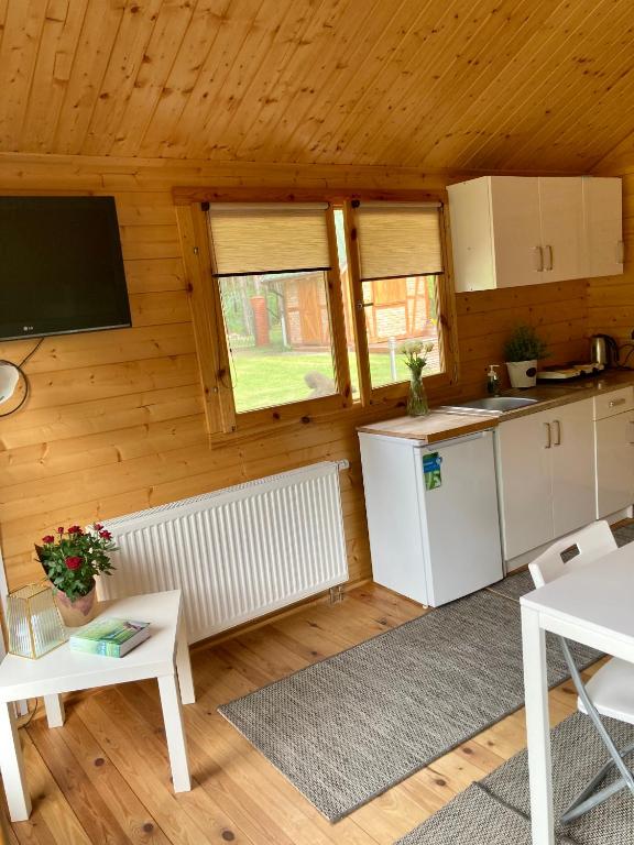 Osada Laskowo, Ośrodek Laskowo domki nad jeziorem - One-Bedroom Chalet