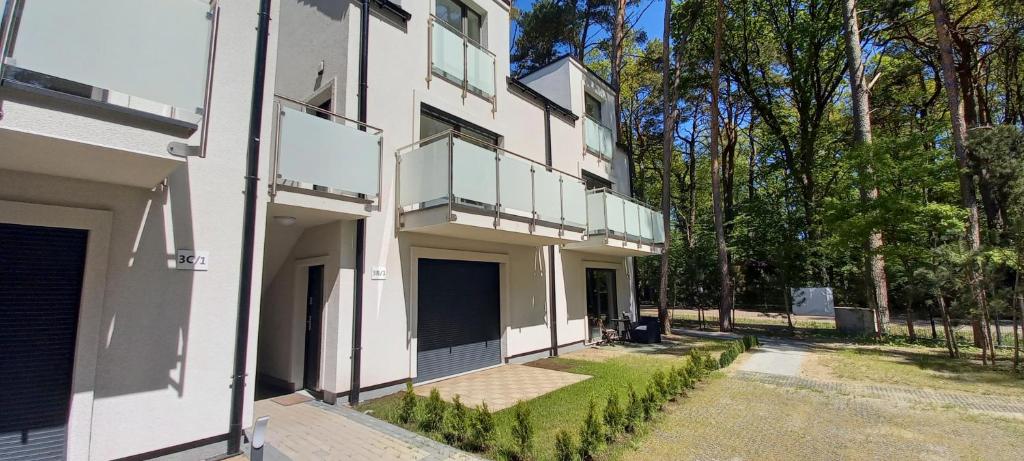 Budynek, w którym mieści się apartament