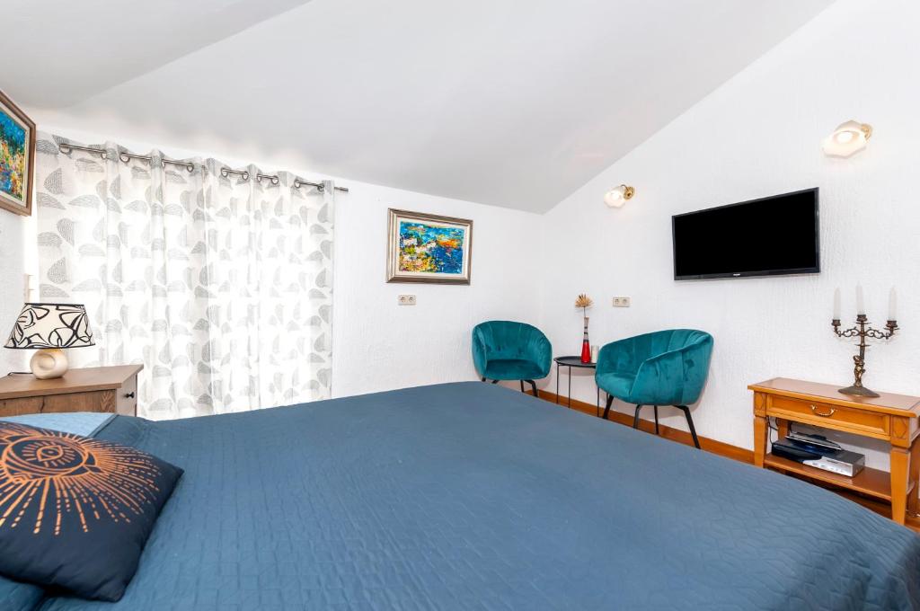 Postel nebo postele na pokoji v ubytování Guesthouse Ava