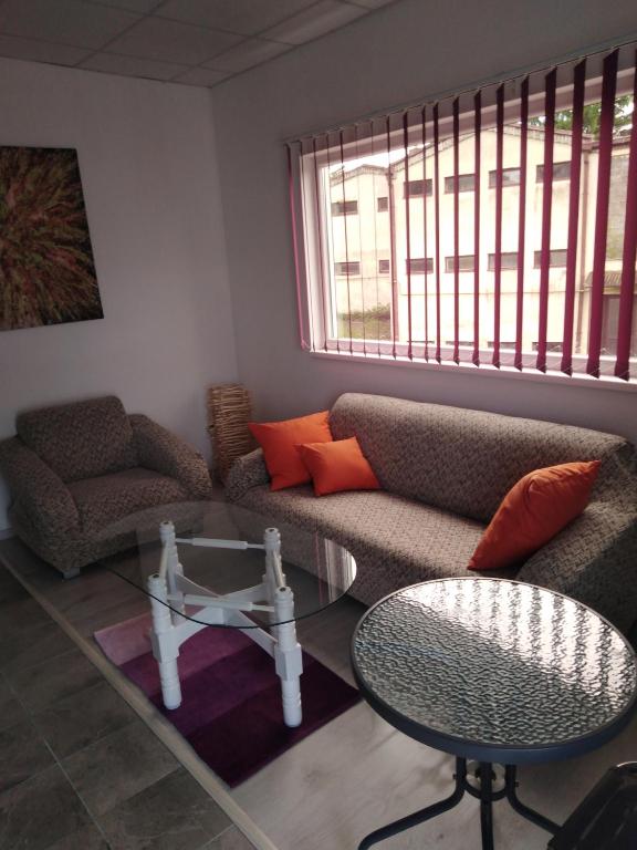 Posezení v ubytování Apartmány Vihorlat II