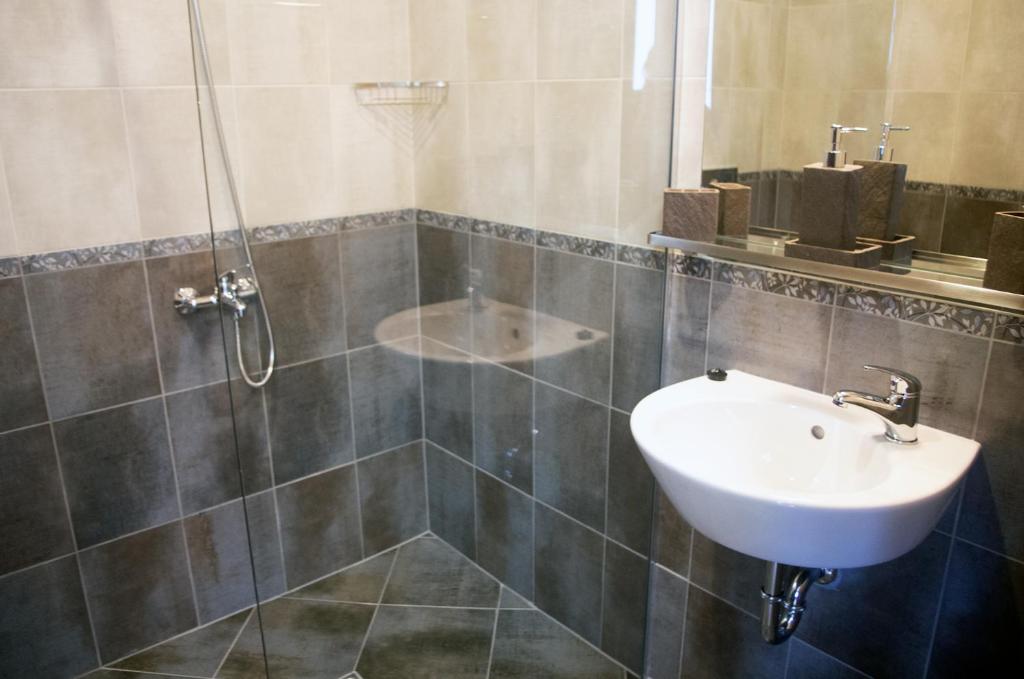 Koupelna v ubytování Stenso Rooms