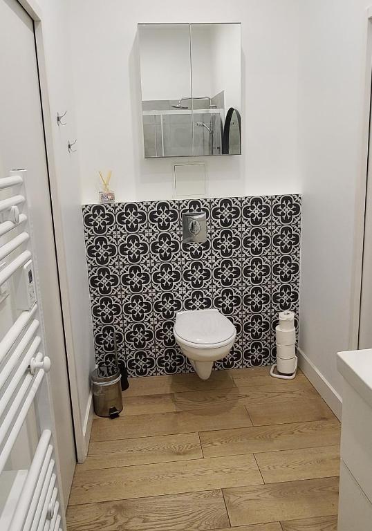 Koupelna v ubytování Chambre de charme à Saulieu