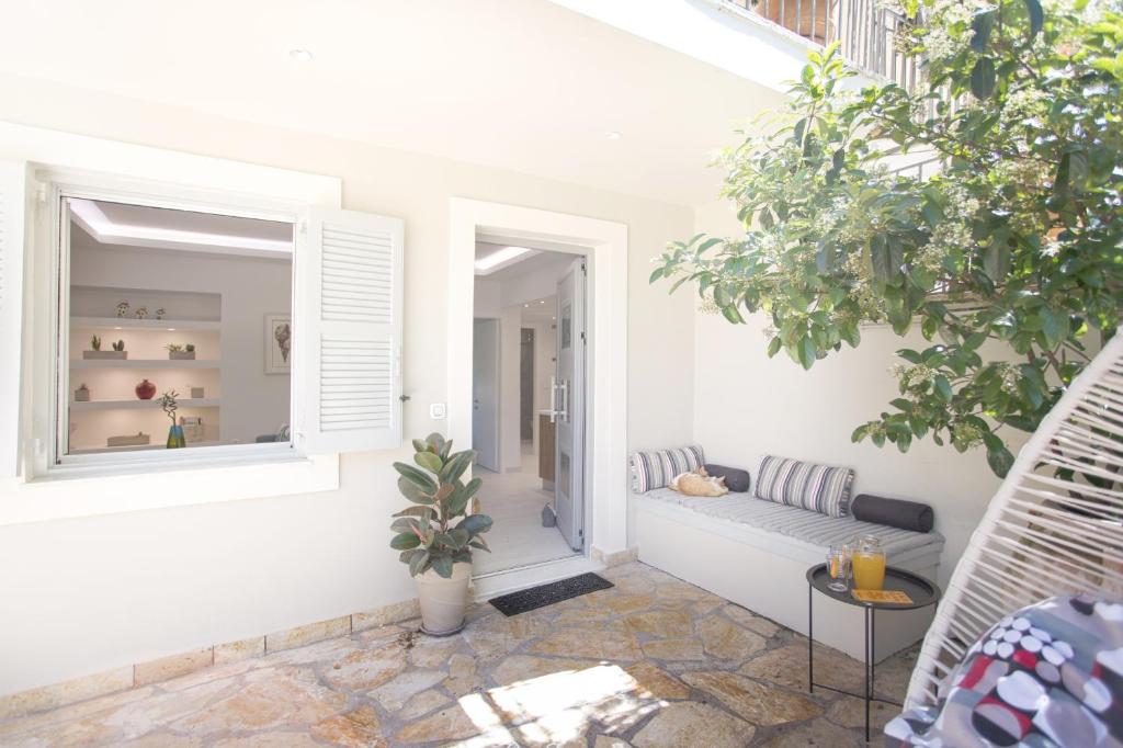 Balkón nebo terasa v ubytování Casa Micallef Corfu
