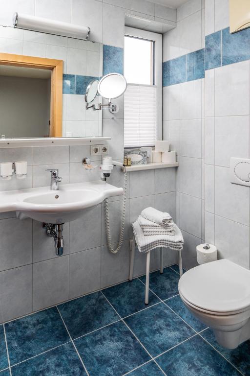Koupelna v ubytování Apparthaus & Chalets Hofer