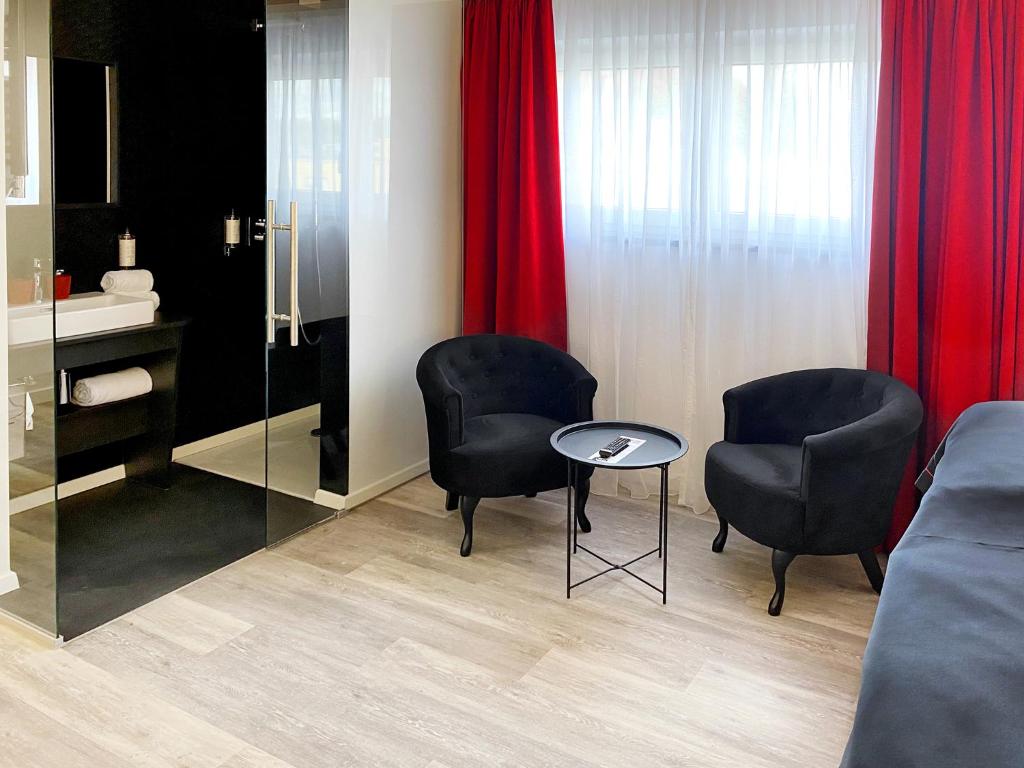 Posezení v ubytování DORMERO Hotel Deggendorf