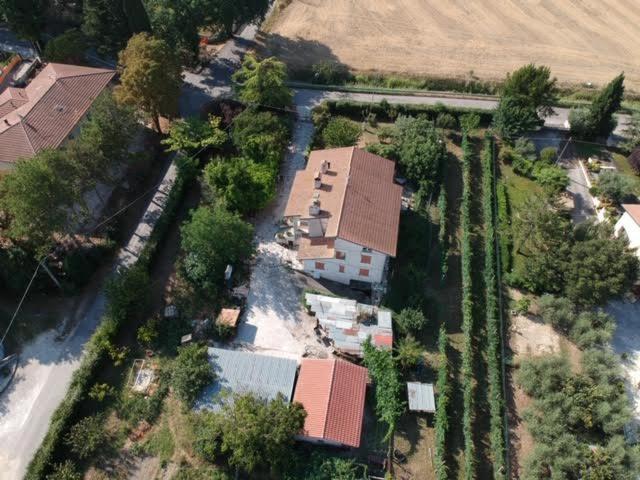 Letecký snímek ubytování B&B La Mimosa