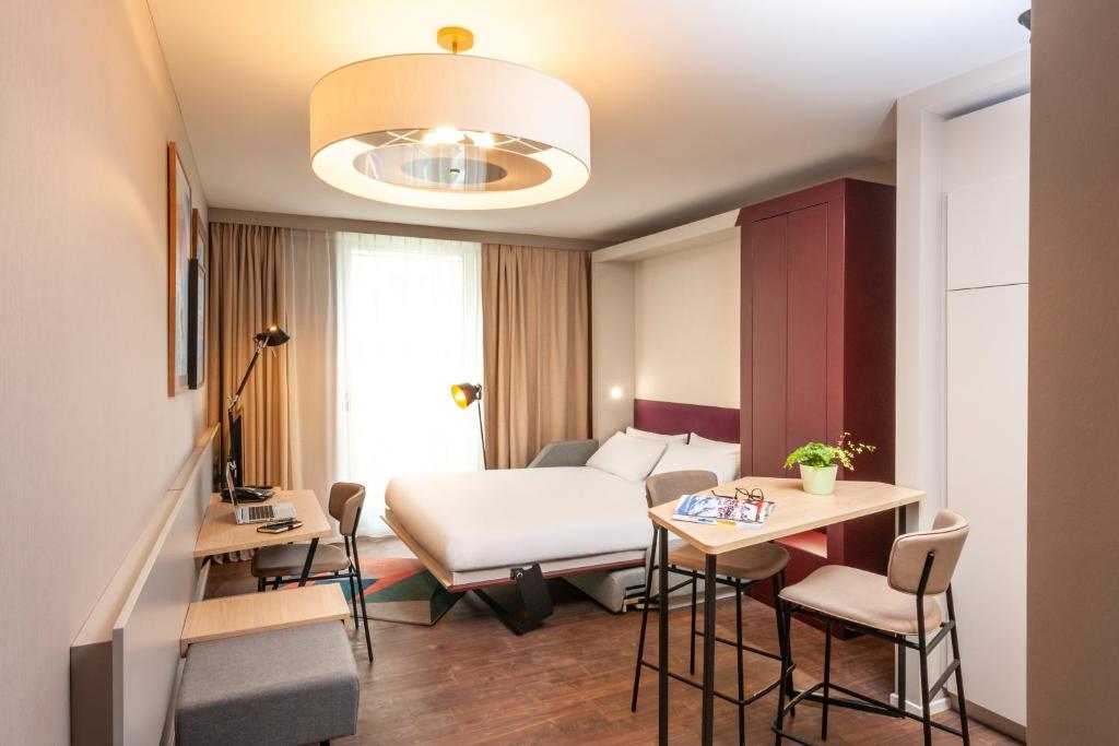 Posezení v ubytování Aparthotel Adagio Zurich City Center