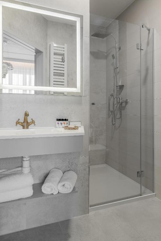 Koupelna v ubytování Hotel Gdynia Boutique